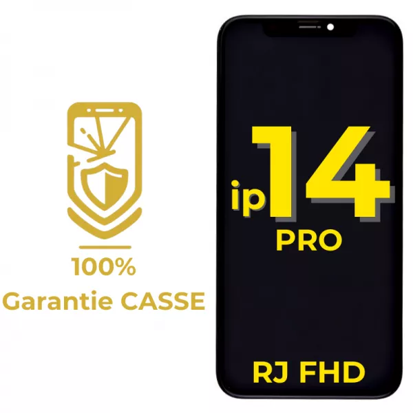 Garantie 100% CASSE-Ecran lcd iPhone 14 Pro Incell FHD RJ bordures d\'origine (puce amovible)