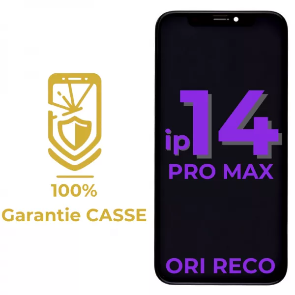 Garantie 100% CASSE-Ecran lcd iPhone 14 Pro Max \ original reconditionn�\ 