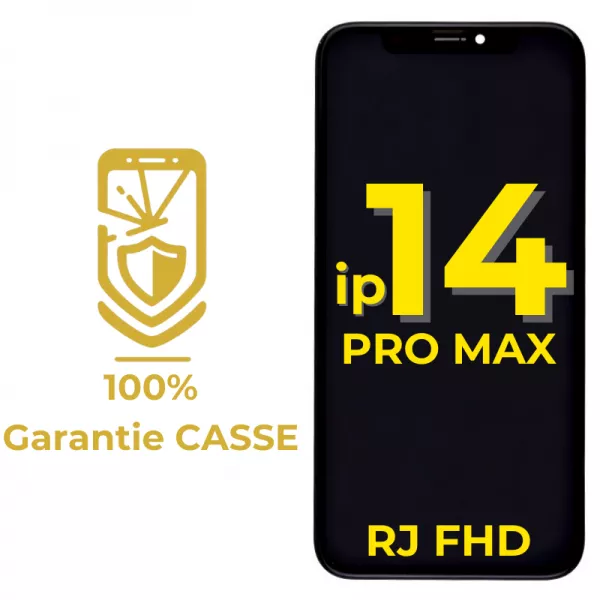 Garantie 100% CASSE-Ecran lcd iPhone 14 Pro Max Incell FHD RJ bordures d\'origine (puce amovible)