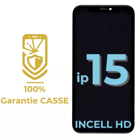 Garantie 100% CASSE-Ecran lcd iPhone 15 Incell HD