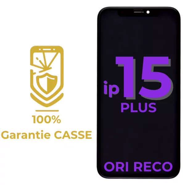 Garantie 100% CASSE-Ecran lcd iPhone 15 Plus \ original reconditionn�\ 