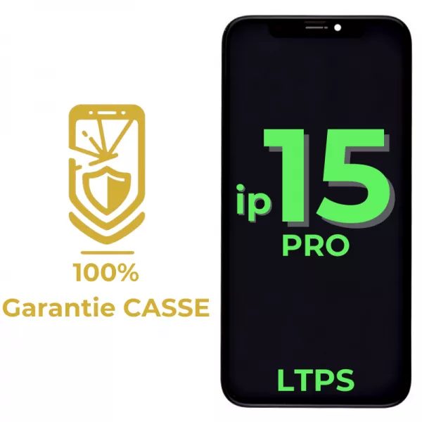 Garantie 100% CASSE-Ecran lcd iPhone 15 Pro LTPS bordures d\'origine