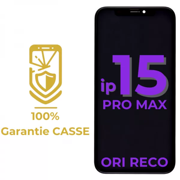 Garantie 100% CASSE-Ecran lcd iPhone 15 Pro Max \ original reconditionn�\ 