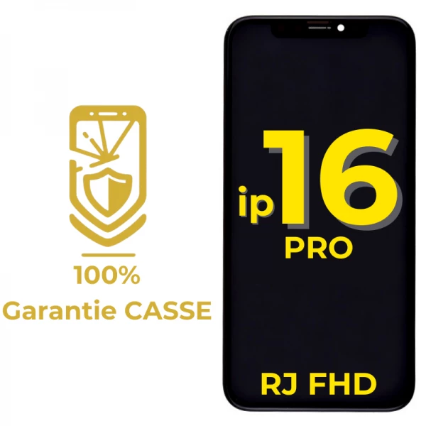 Garantie 100% CASSE-Ecran lcd iPhone 16 Pro Incell FHD RJ bordures d\'origine (Qualit� SUPERIEURE)