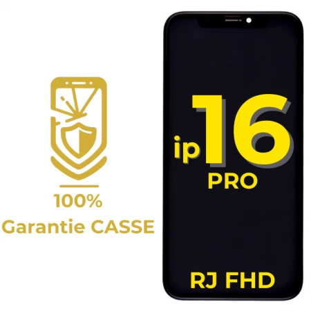 Garantie 100% CASSE-Ecran lcd iPhone 16 Pro Incell FHD RJ bordures d\'origine (Qualité SUPERIEURE)