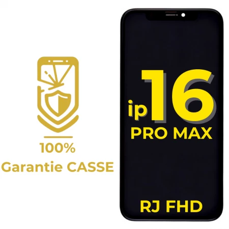 Garantie 100% CASSE-Ecran lcd iPhone 16 Pro Max Incell FHD RJ bordures d\'origine (Qualité SUPERIEURE)