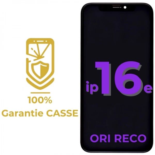 Garantie 100% CASSE-Ecran lcd iPhone 16E \ ori reconditionn�\ 