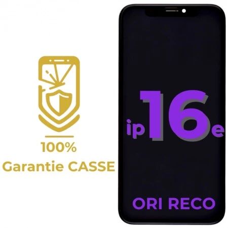 Garantie 100% CASSE-Ecran lcd iPhone 16E \ ori reconditionn&eacute;\ 
