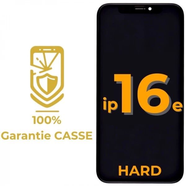 Garantie 100% CASSE-Ecran lcd iPhone 16E HARD OLED