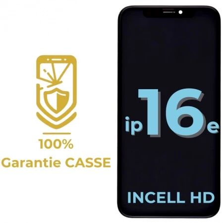 Garantie 100% CASSE-Ecran lcd iPhone 16E Incell HD