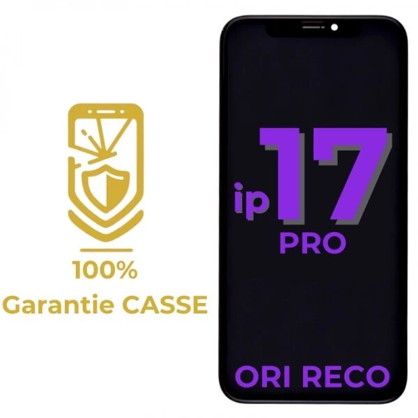 Garantie 100% CASSE-Ecran lcd iPhone 17 Pro \ original reconditionn�\ 