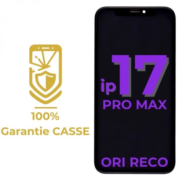 Garantie 100% CASSE-Ecran lcd iPhone 17 Pro Max \ original reconditionn�\ 