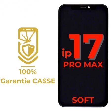 Garantie 100% CASSE-Ecran lcd iPhone 17 Pro Max SOFT OLED