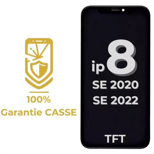 Garantie 100% CASSE-Ecran lcd iPhone SE 2020/iPhone 8 TFT blanc