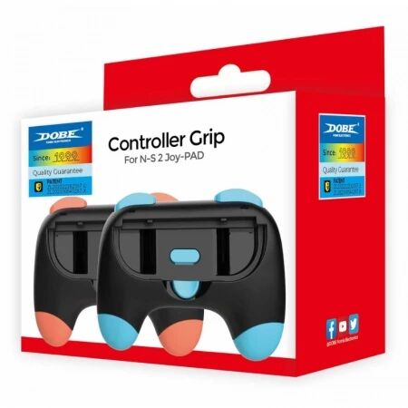 Grip Manette pour Nintendo Switch 2 gauche/droite (lot de 2) DOBE TNS-3163 (Boite/blister) bleu/orange