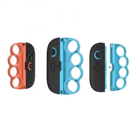 Grips de boxe pour Nintendo Switch 2 DOBE TNS-5156 (lot de 2) (Boite/blister) orange/bleu