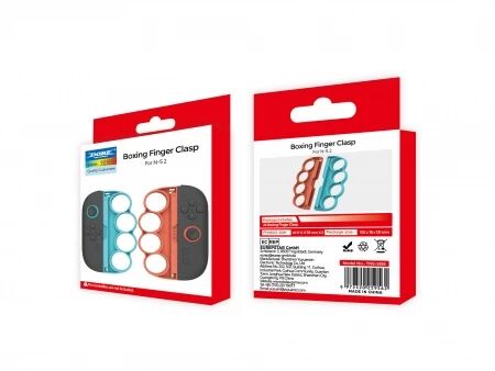 Grips de boxe pour Nintendo Switch 2 DOBE TNS-5156 (lot de 2) (Boite/blister) orange/bleu
