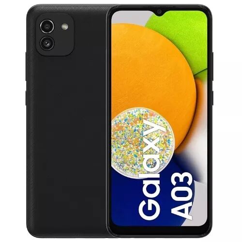 Housse-coque PERSONNALIS� silicone A035 Galaxy A03 noir