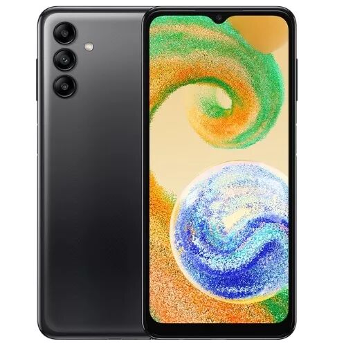 Housse-coque PERSONNALIS� silicone A045 Galaxy A04 noir