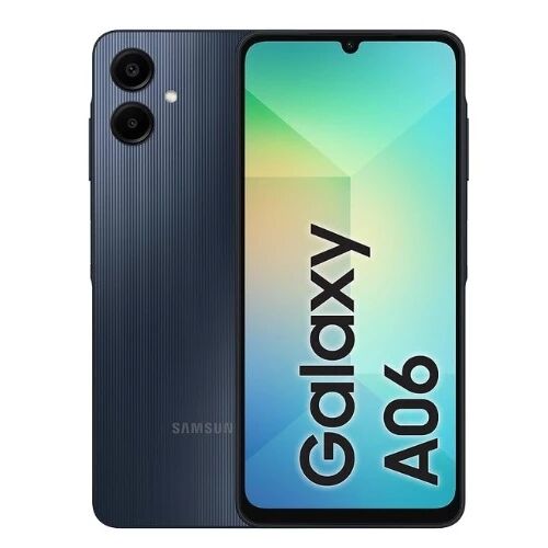 Housse-coque PERSONNALIS� silicone A066 Galaxy A06 5G noir
