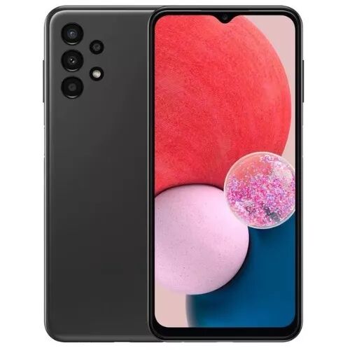 Housse-coque PERSONNALIS� silicone A136 Galaxy A13 5G noir