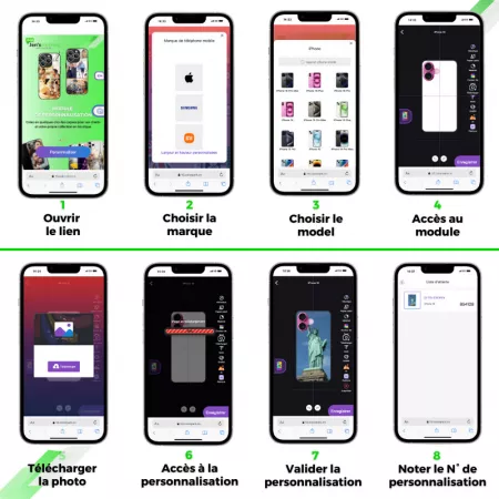 Housse-coque PERSONNALISÉ silicone A356 Galaxy A35 5G noir