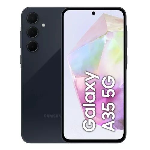 Housse-coque PERSONNALIS� silicone A356 Galaxy A35 5G noir