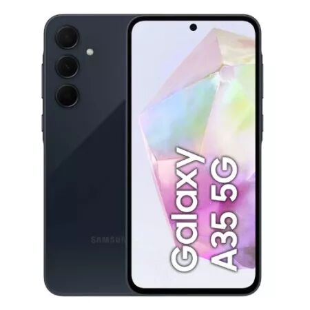Housse-coque PERSONNALISÉ silicone A356 Galaxy A35 5G noir