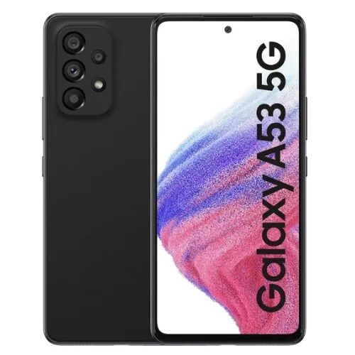 Housse-coque PERSONNALIS� silicone A536 Galaxy A53 5G noir