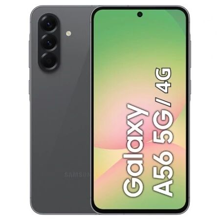 Housse-coque PERSONNALISÉ silicone A565/A566 Galaxy A56 4G/5G noir