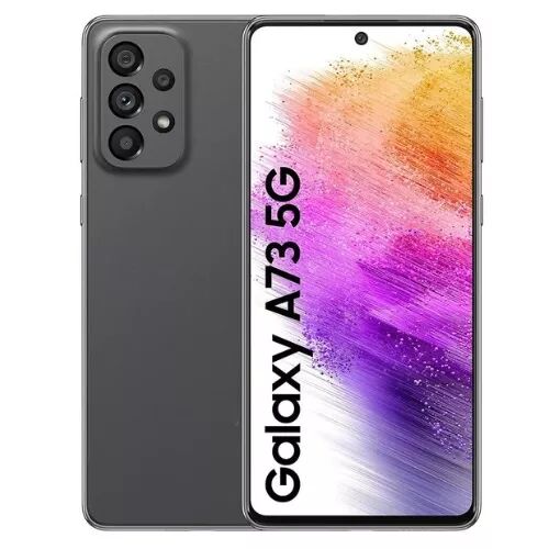 Housse-coque PERSONNALIS� silicone A736 Galaxy A73 5G noir
