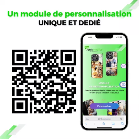 Housse-coque PERSONNALISÉ silicone iPhone 13 Pro Max noir
