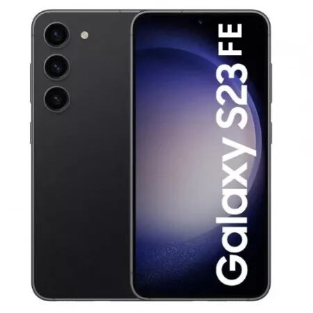 Housse-coque PERSONNALISÉ silicone S711 Galaxy S23 Fe noir