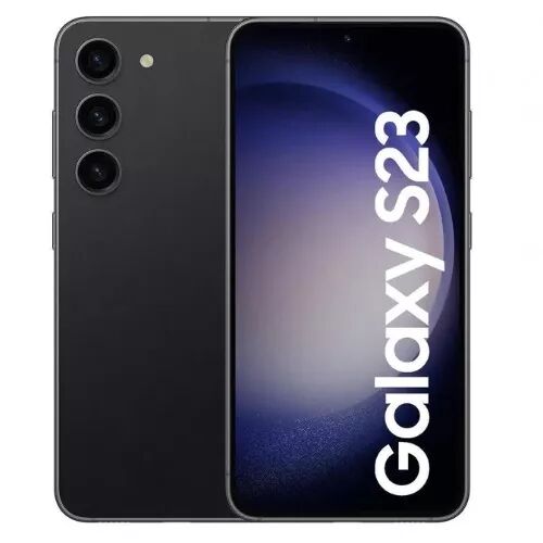 Housse-coque PERSONNALIS� silicone S911 Galaxy S23 noir