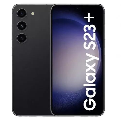 Housse-coque PERSONNALIS� silicone S916 Galaxy S23 Plus noir