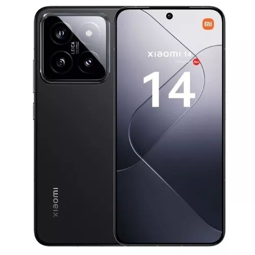 Housse-coque PERSONNALIS� silicone Xiaomi 14 noir