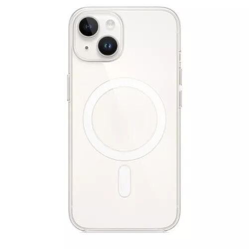 Housse-coque silicone MAGSAFE iPhone 14 Plus (Boite/blister) transparent
