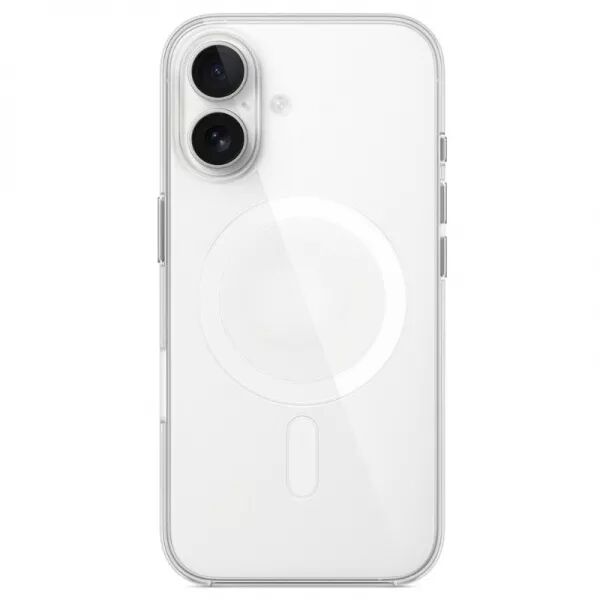 Housse-coque silicone MAGSAFE iPhone 16 Plus (Boite/blister) transparent