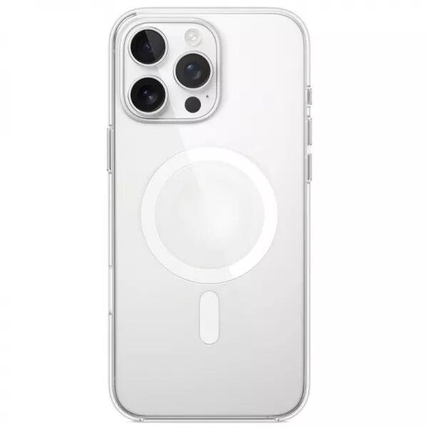 Housse-coque silicone MAGSAFE iPhone 16 Pro (Boite/blister) transparent