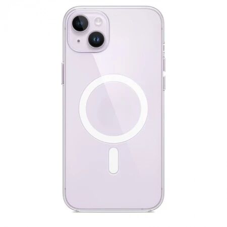Housse-coque silicone MAGSAFE qualité supérieure iPhone 14 Plus (Boite/blister) transparent