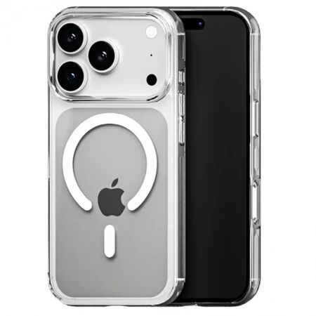 Housse-coque silicone MAGSAFE qualité supérieure iPhone 17 Pro (Boite/blister) transparent