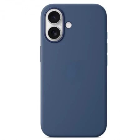Housse-coque silicone rigide iPhone 17 (Boite/blister) bleu