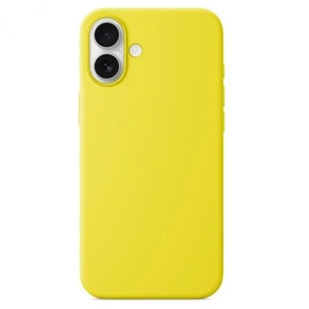 Housse-coque silicone rigide iPhone 17 (Boite/blister) jaune
