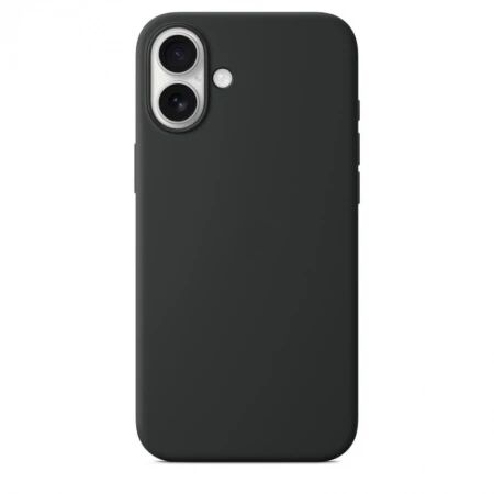 Housse-coque silicone rigide iPhone 17 (Boite/blister) noir