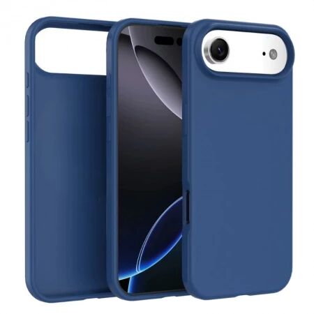 Housse-coque silicone rigide iPhone 17 Air (Boite/blister) bleu