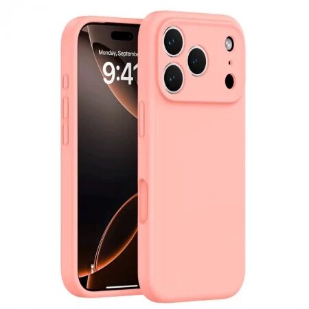 Housse-coque silicone rigide iPhone 17 Pro Max (Boite/blister) rouge