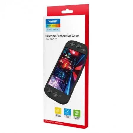 Housse de protection en silicone pour Nintendo Switch DOBE TNS-3158 noir (Boite/blister)