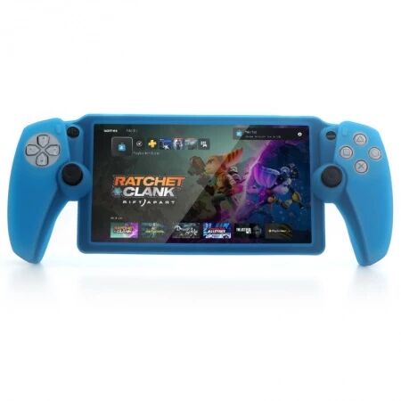 Housse de protection en silicone pour PlayStation 5 / PS5 Portal DOBE TP5-3586 (Boite/blister) blanc mat/rouge transparent/bleu transparent