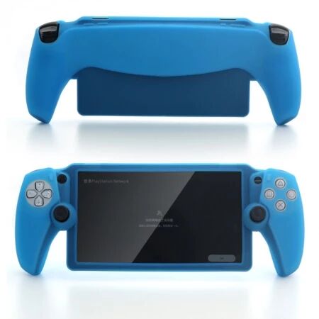 Housse de protection en silicone pour PlayStation 5 / PS5 Portal DOBE TP5-3586 (Boite/blister) blanc mat/rouge transparent/bleu transparent