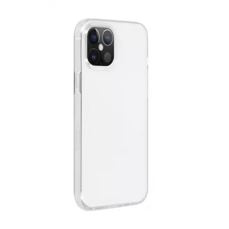 Housse de protection silicone avec coins renforcés pour Iphone 12/12 Pro (Boite/BLISTER) transparent